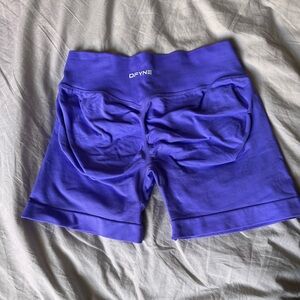 DFYNE Women’s High-Waist Bike Shorts — Purple